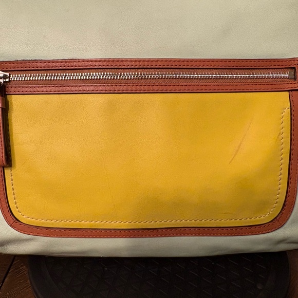 Coach Poppy Hallie Vintage Leather Tote - Picture 4 of 10